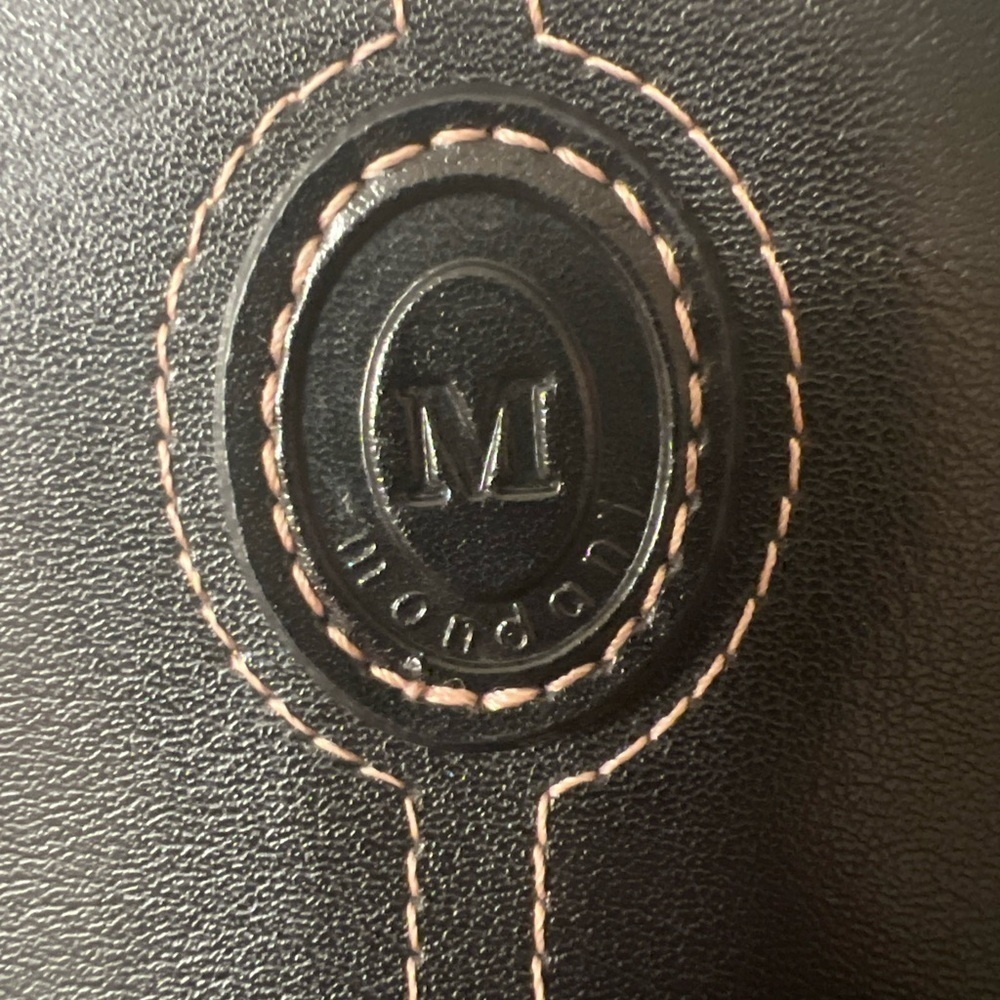 EUC Vintage Mondani New York Black  Handbag Y2K 2000s (D5) - Picture 5 of 8